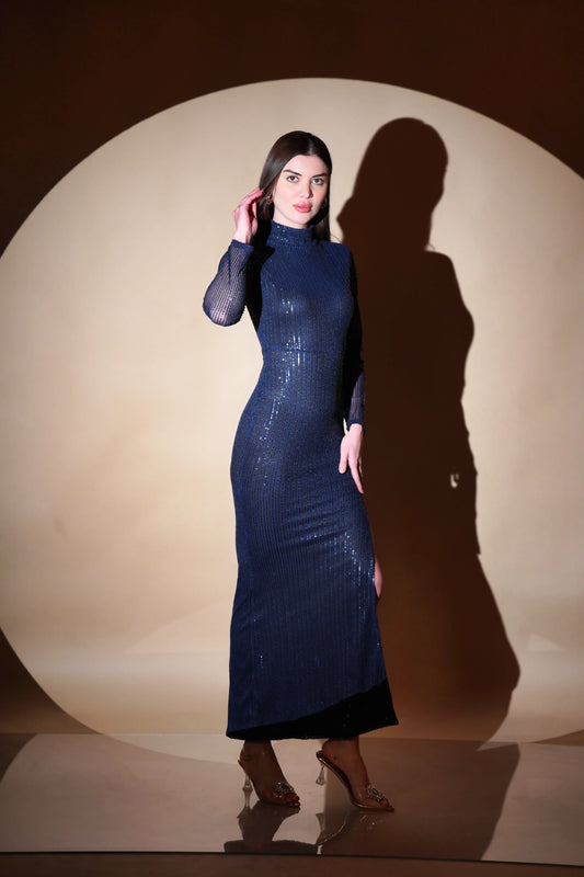 Charisma Sequins Bodycon Maxi Dress