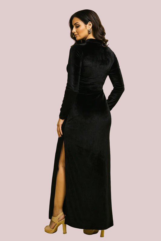 Turtleneck Maxi Dress