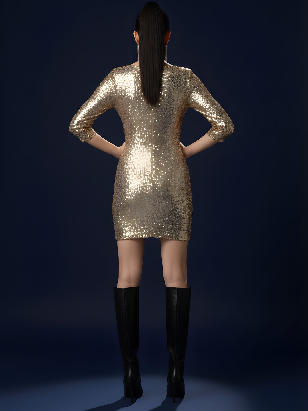 Champagne Sparkle Dress