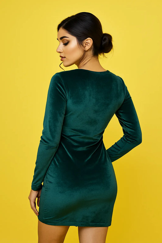 Evening Velvet Mini Dress