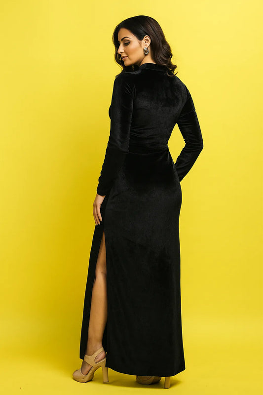Turtleneck Maxi Dress